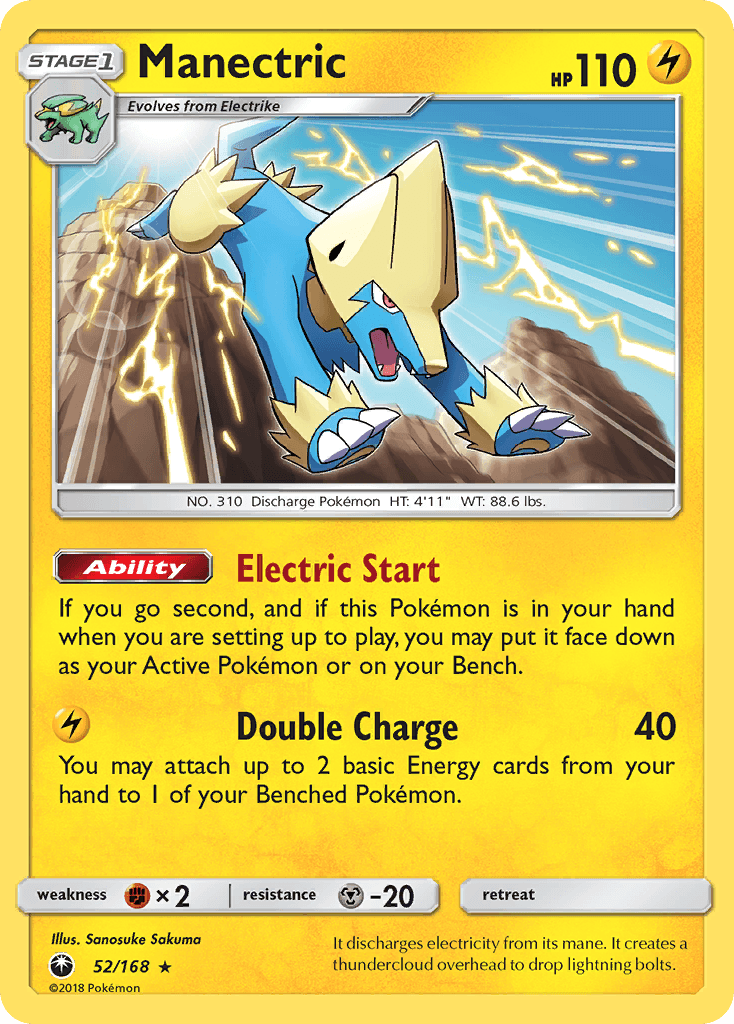 Manectric Pokémon card