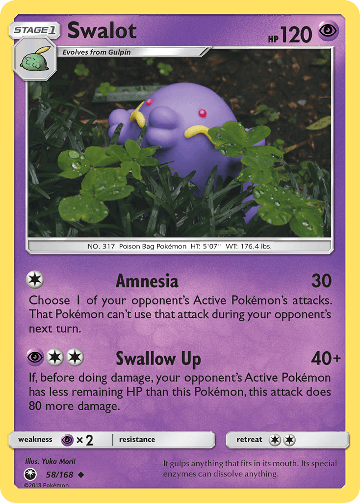 Swalot Pokémon card