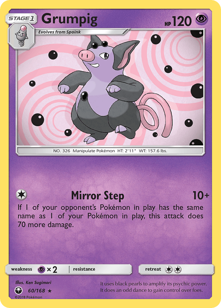 Grumpig Pokémon card