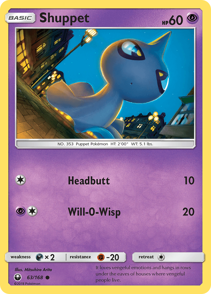 Shuppet Pokémon card