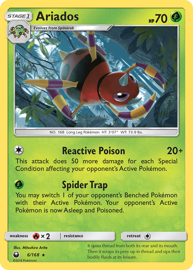 Ariados Pokémon card