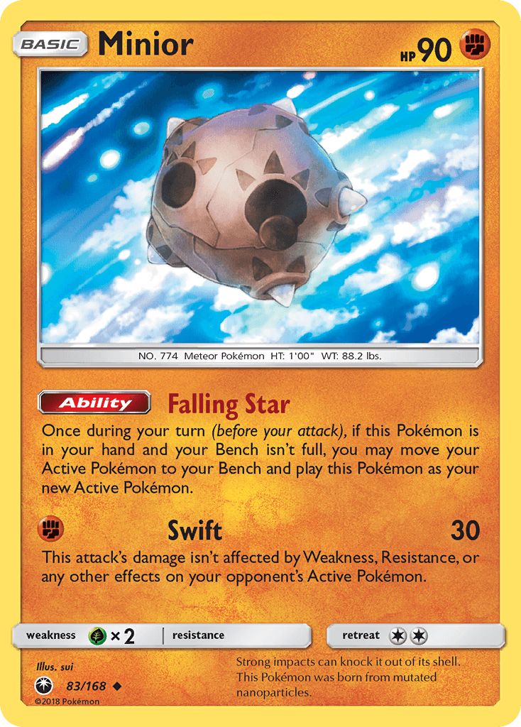 Minior Pokémon card