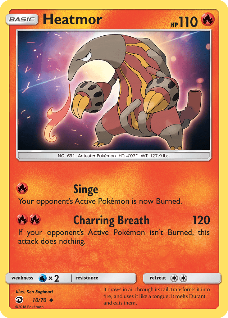 Heatmor Pokémon card