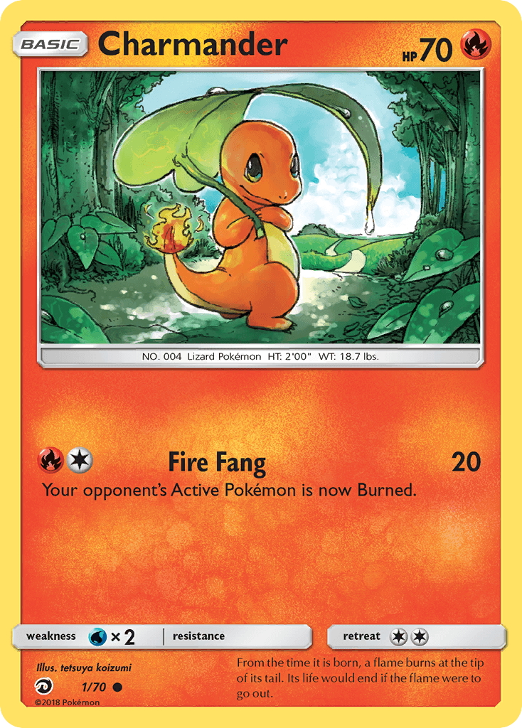 Charmander Pokémon card