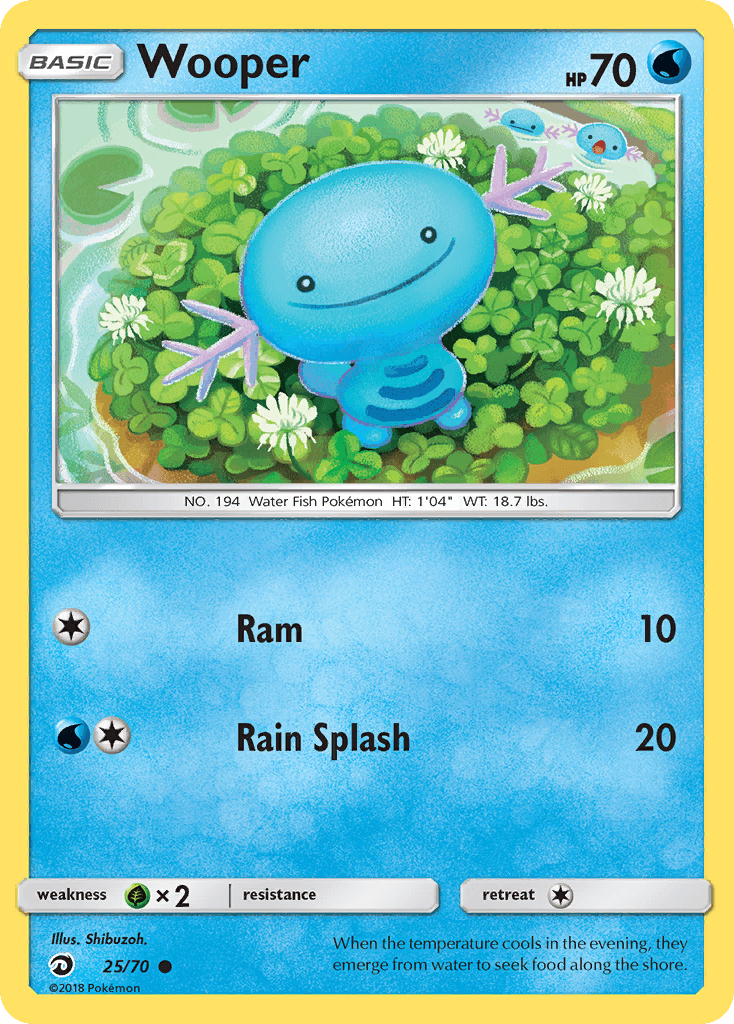 Wooper Pokémon card