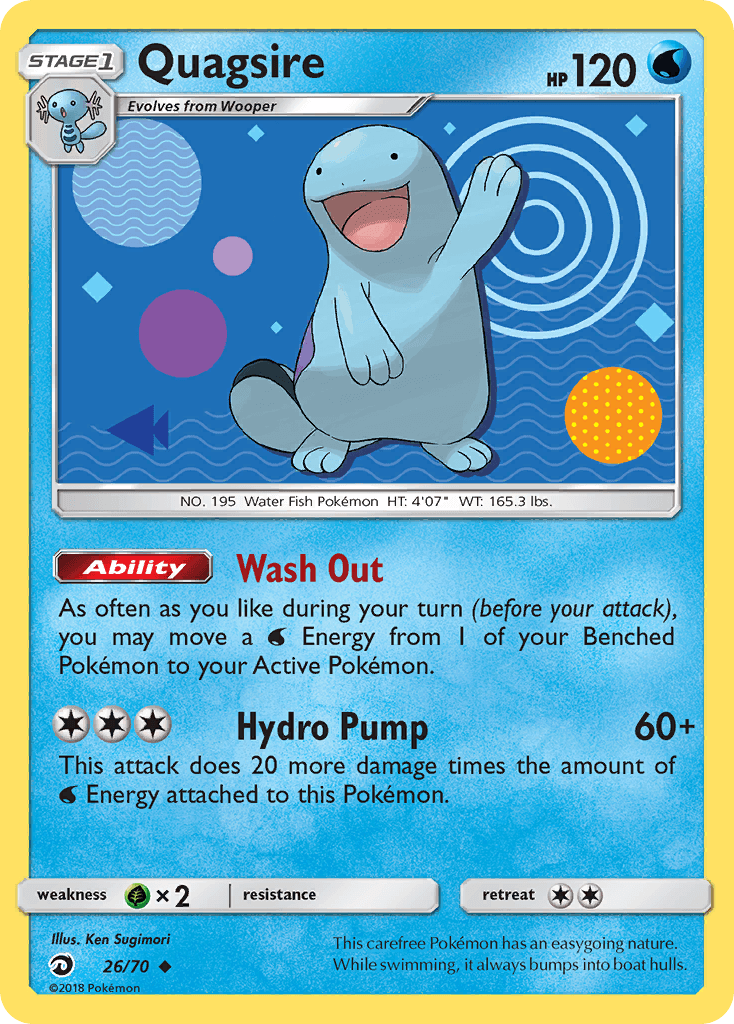 Quagsire Pokémon card