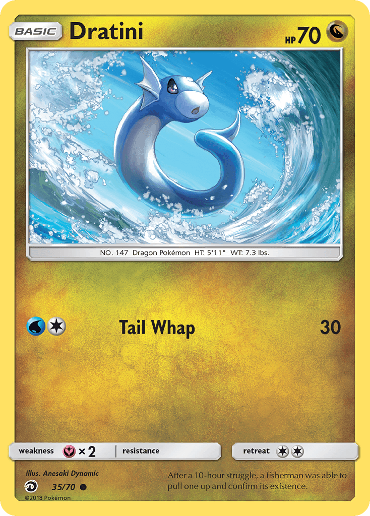 Dratini Pokémon card