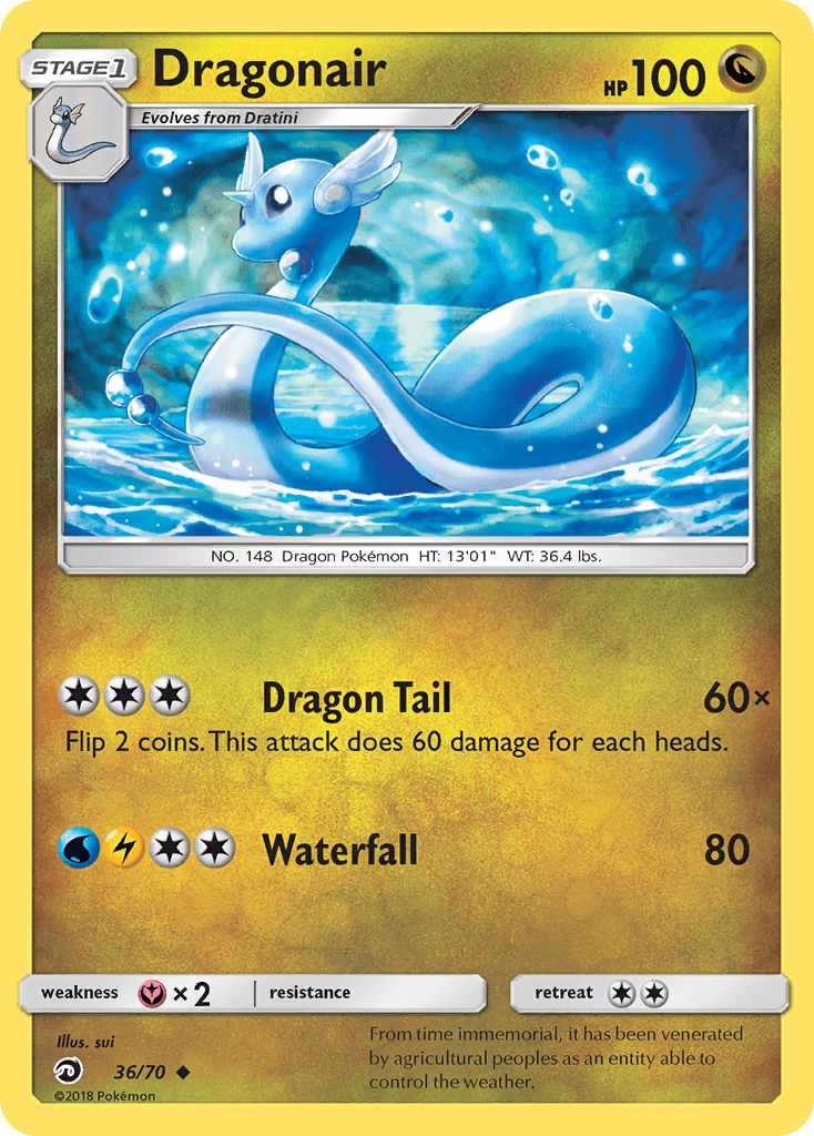 Dragonair Pokémon card