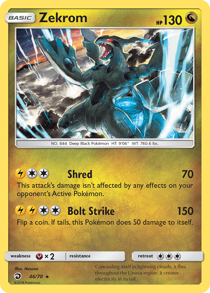 Zekrom Pokémon card
