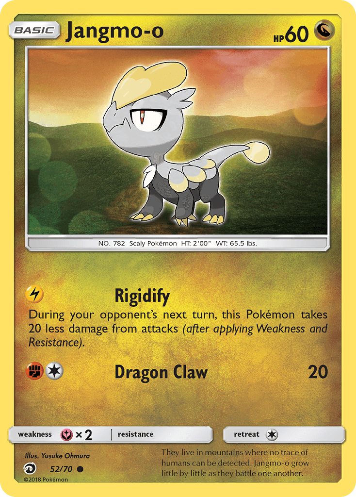 Jangmo-o Pokémon card
