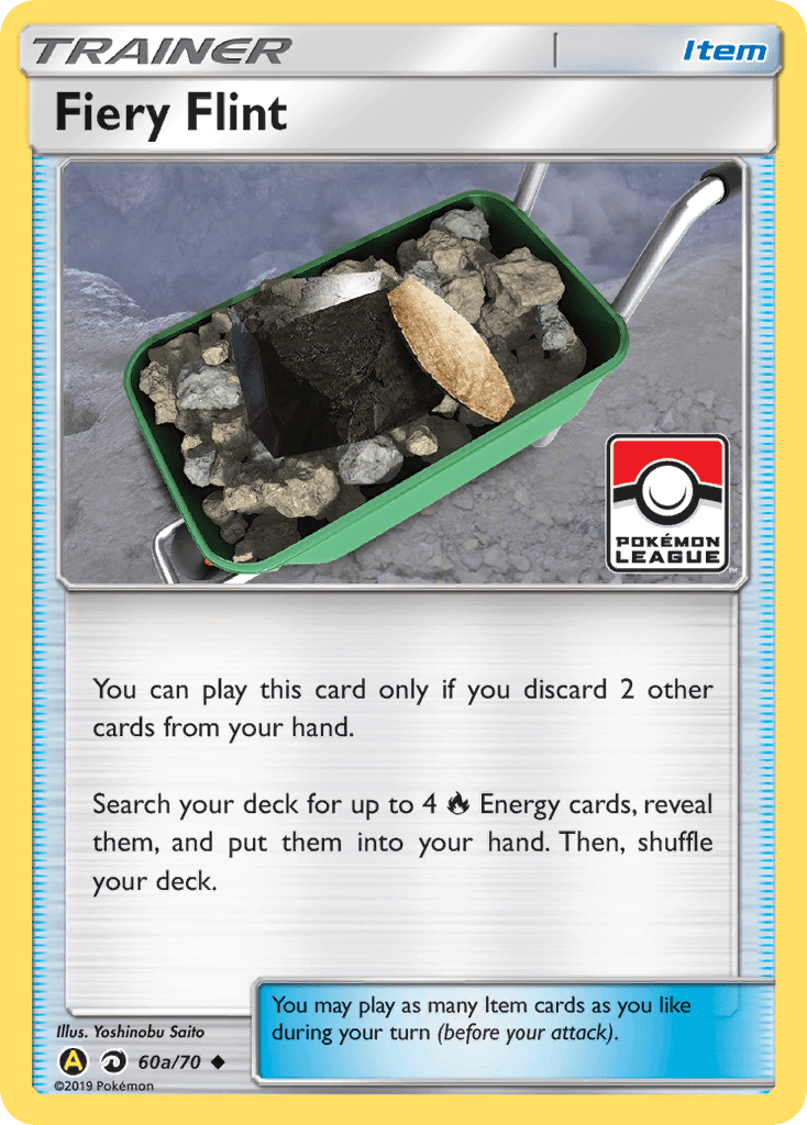 Fiery Flint Pokémon card