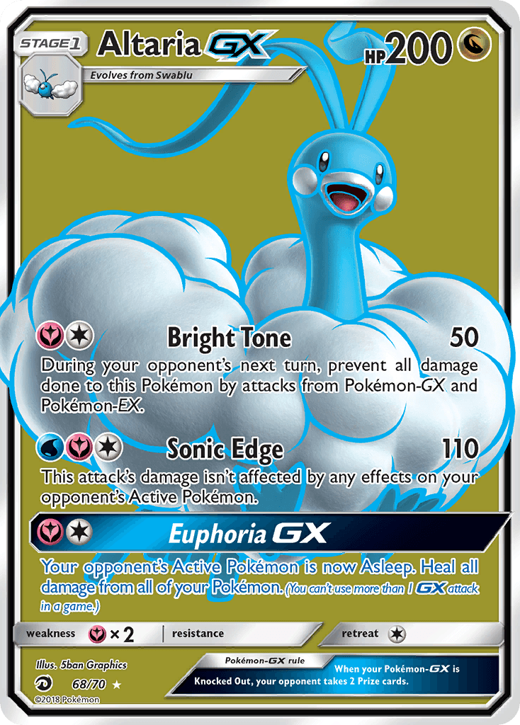 Altaria-GX Pokémon card