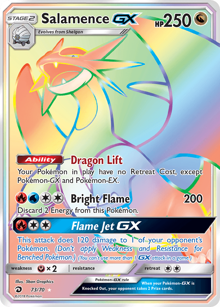 Salamence-GX from Dragon Majesty