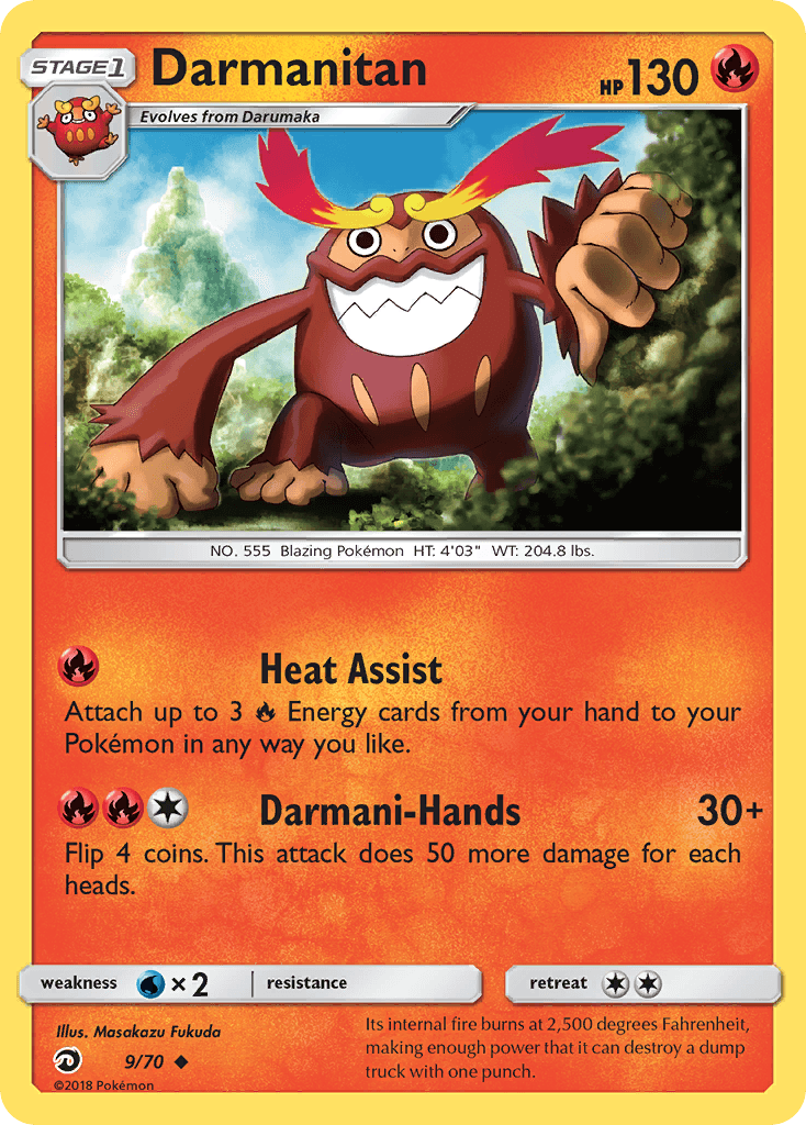 Darmanitan Pokémon card