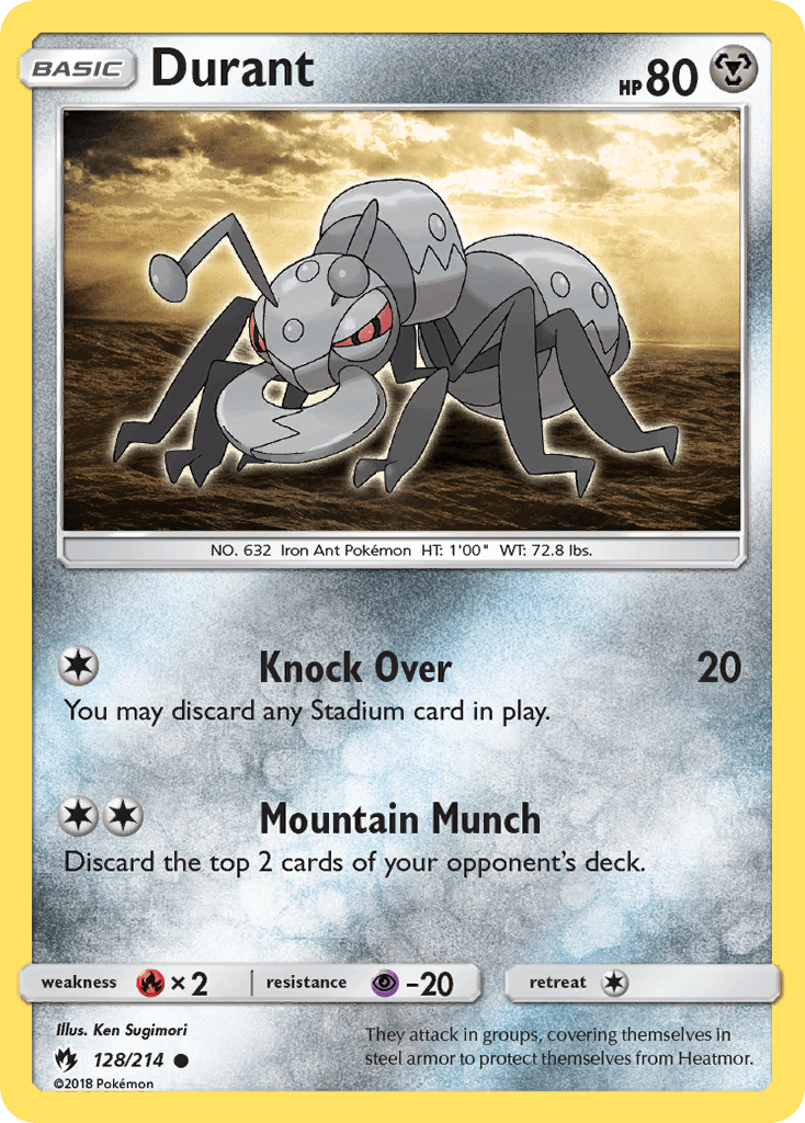 Durant Pokémon card