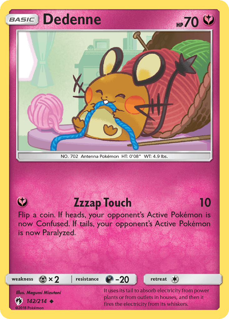 Dedenne Pokémon card