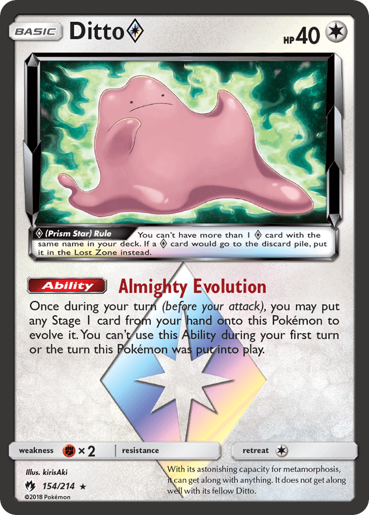Ditto ◇ Pokémon card