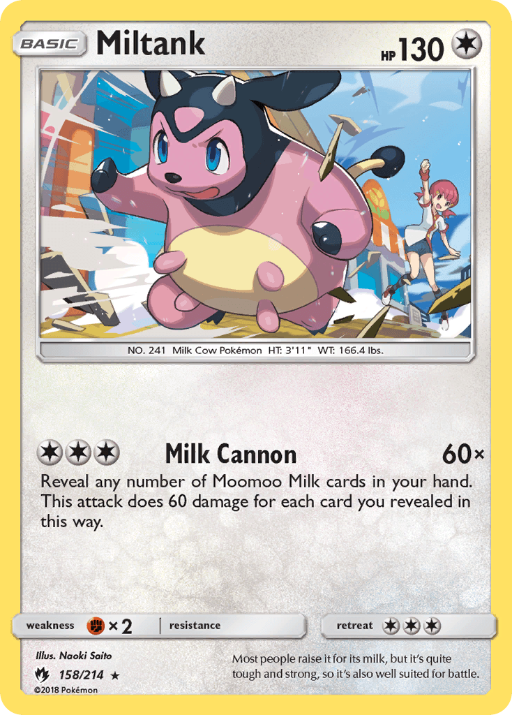 Miltank Pokémon card