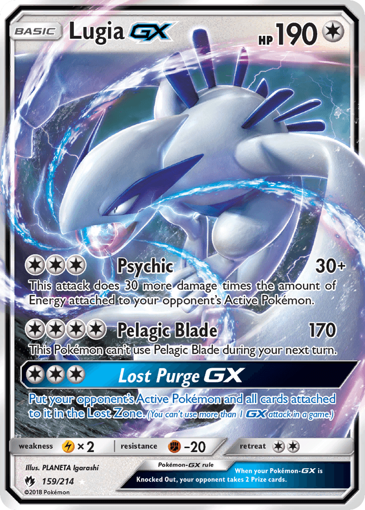 Lugia-GX from Lost Thunder