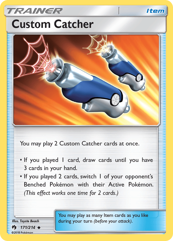 Custom Catcher Pokémon card