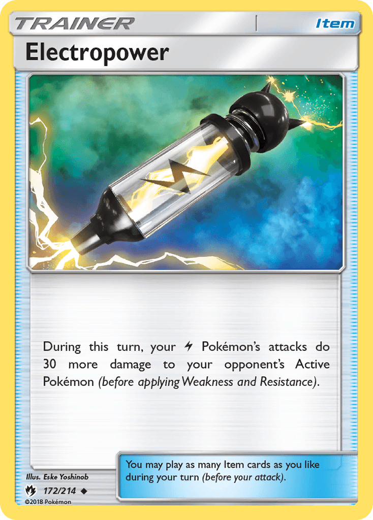 Electropower Pokémon card