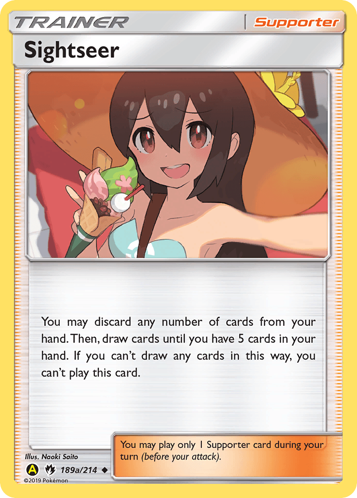 Sightseer Pokémon card