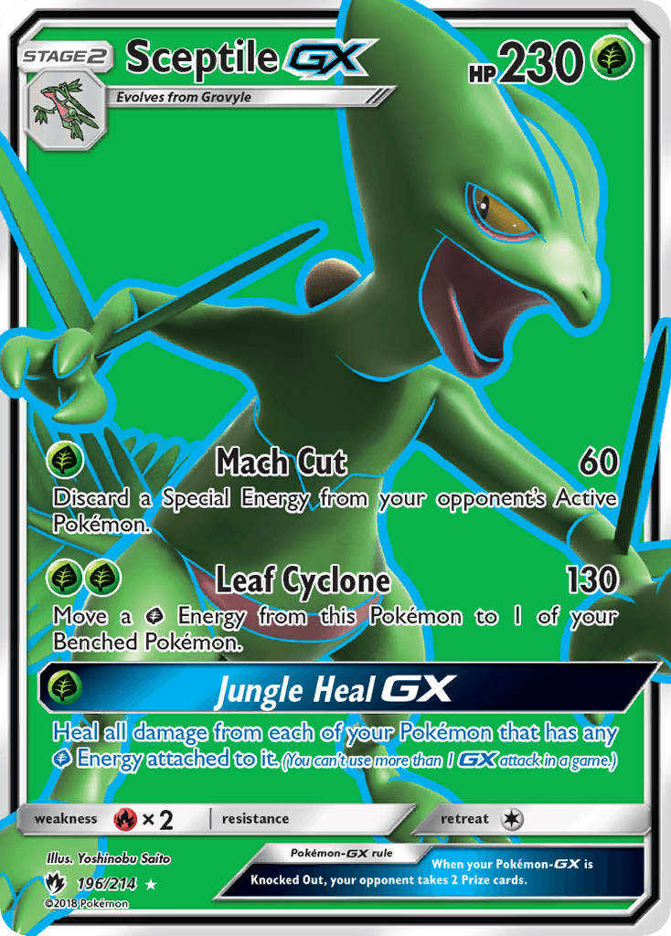 Sceptile-GX Pokémon card