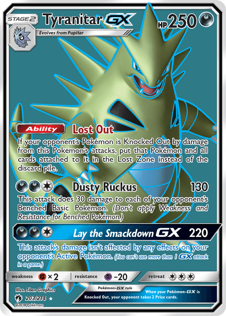 Tyranitar-GX from Lost Thunder