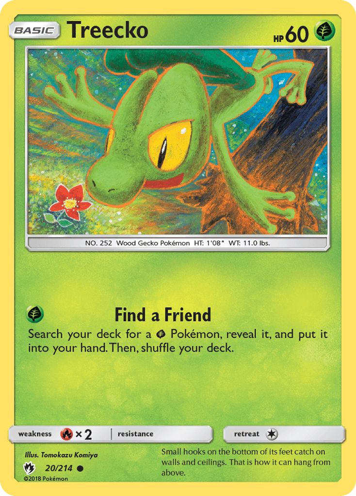 Treecko Pokémon card