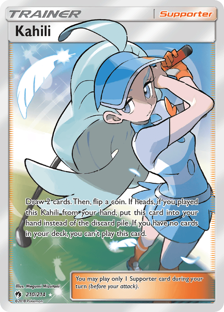 Kahili Pokémon card