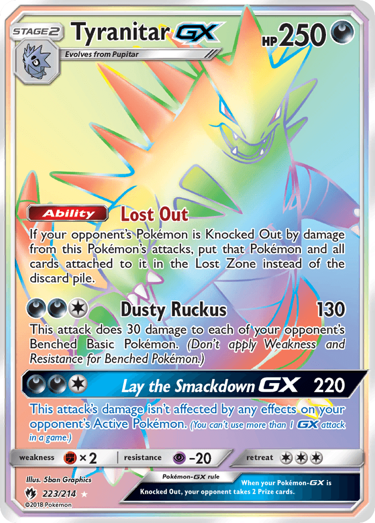 Tyranitar-GX from Lost Thunder