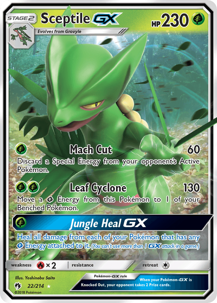 Sceptile-GX — Rare Holo GX