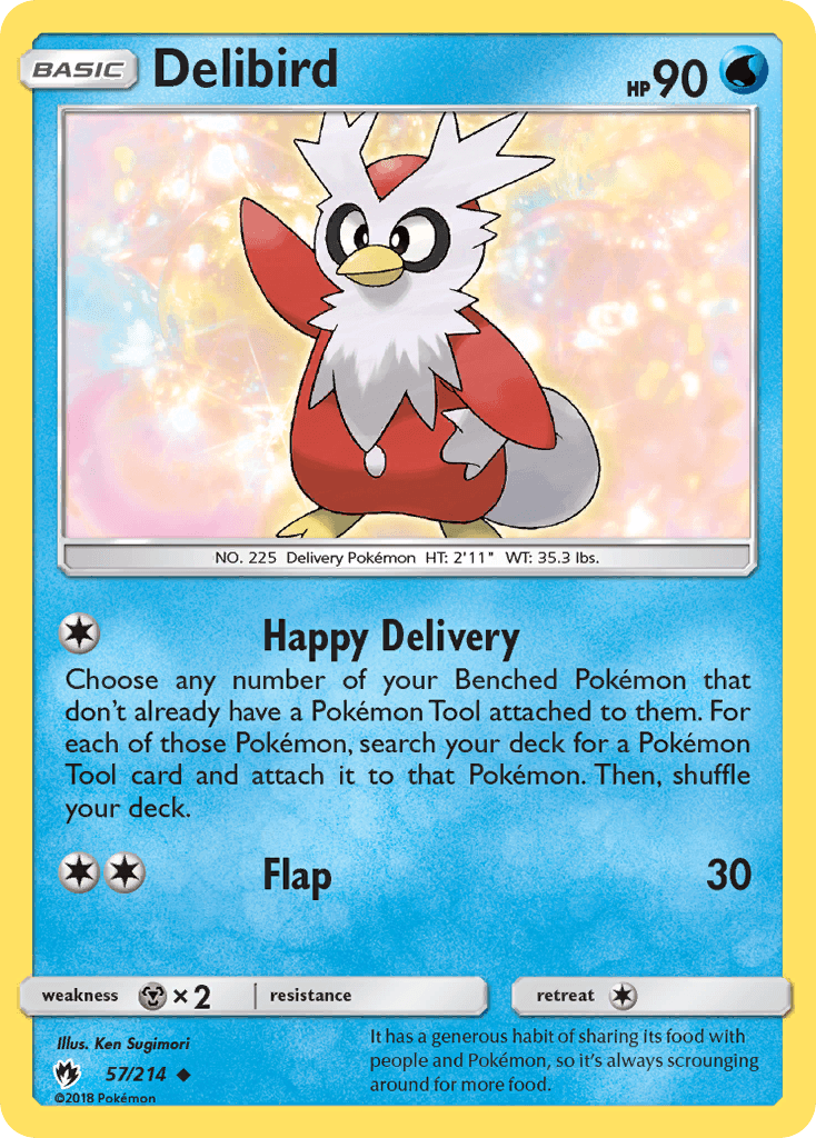 Delibird Pokémon card