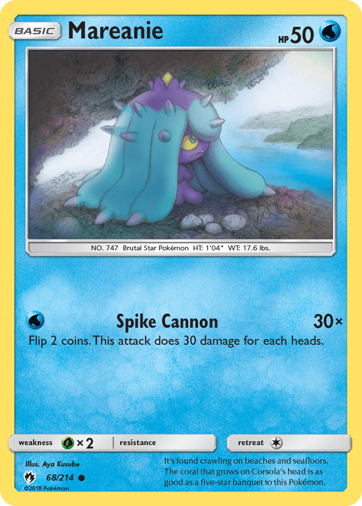 Mareanie Pokémon card