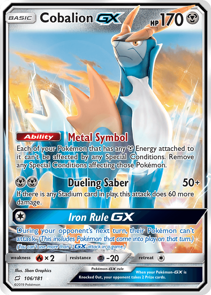 Cobalion-GX Pokémon card