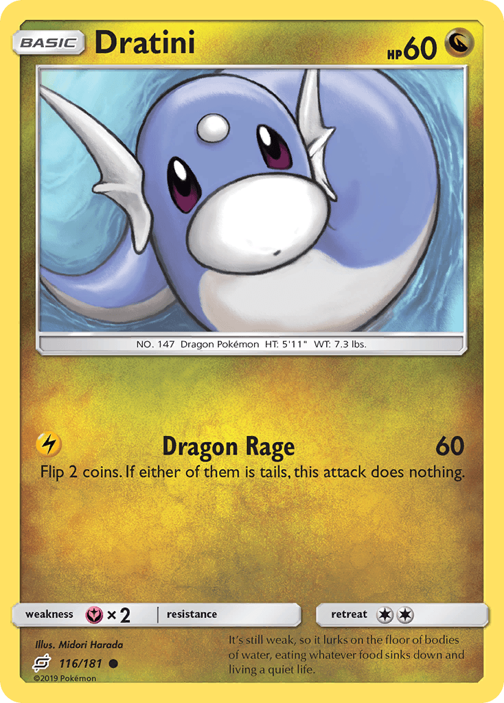 Dratini Pokémon card