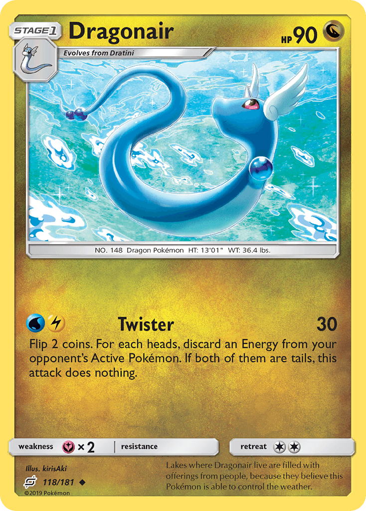 Dragonair Pokémon card
