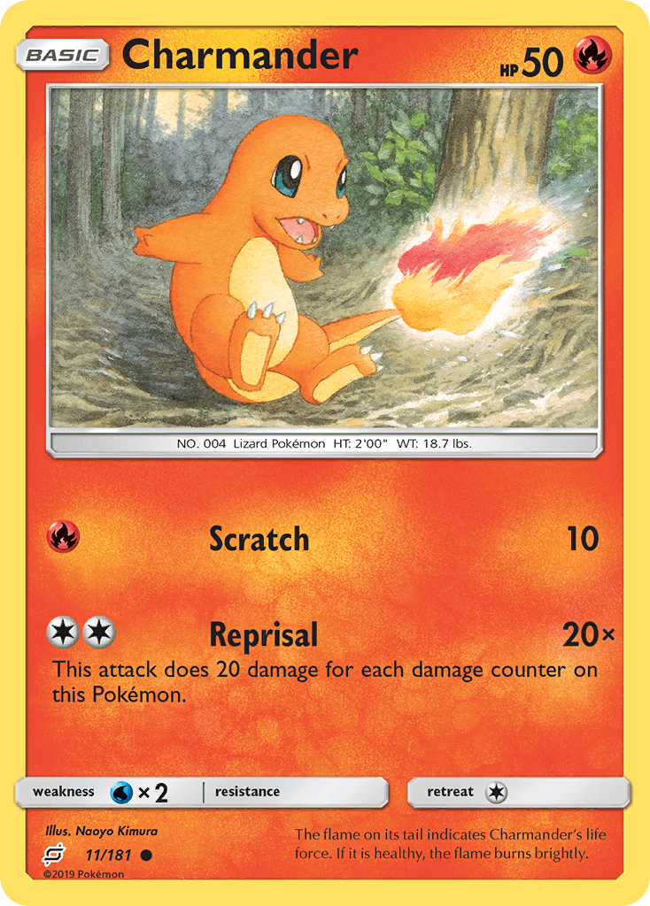 Charmander Pokémon card