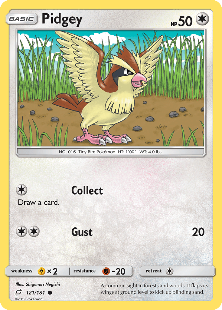 Pidgey Pokémon card
