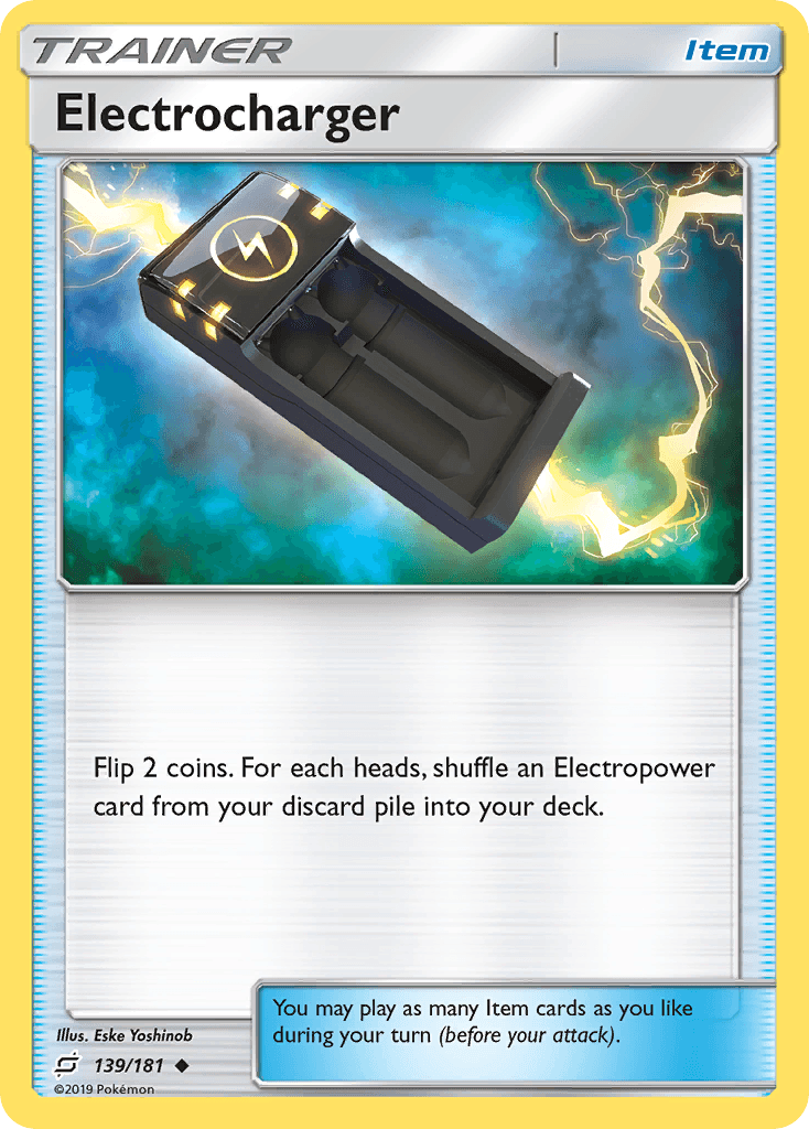 Electrocharger Pokémon card