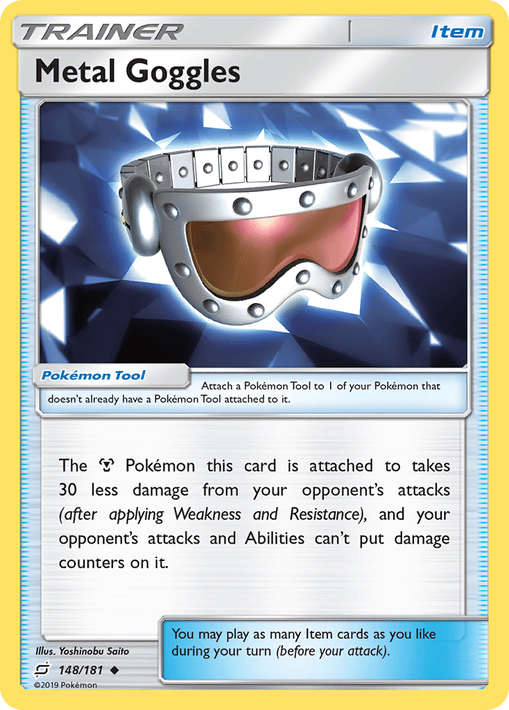 Metal Goggles Pokémon card