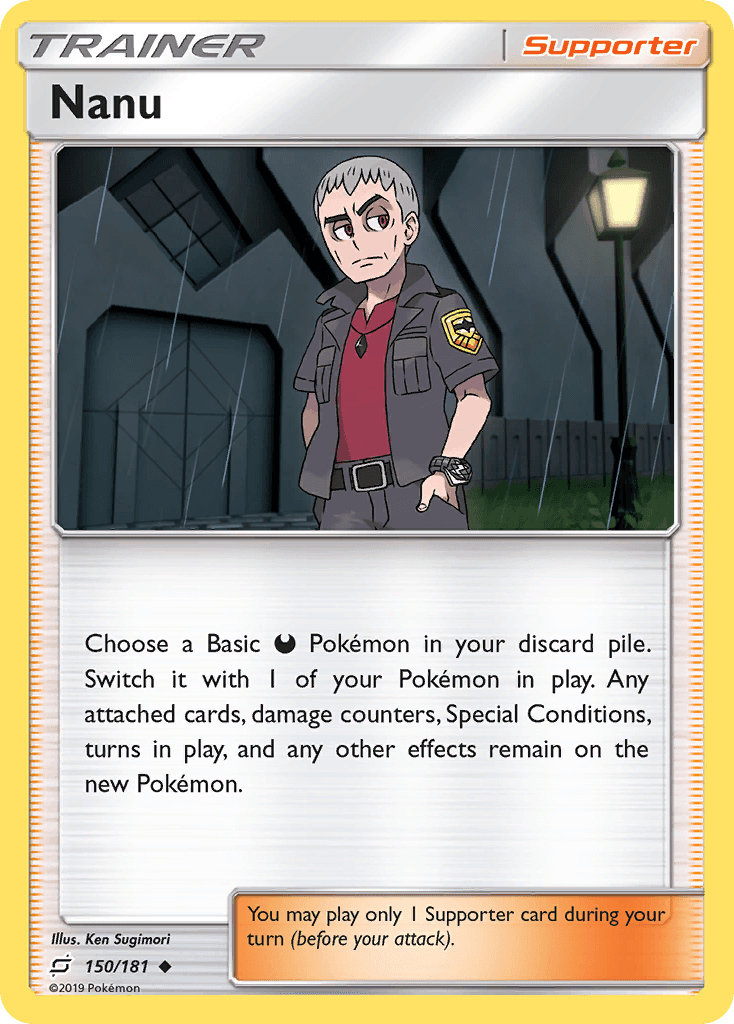 Nanu Pokémon card