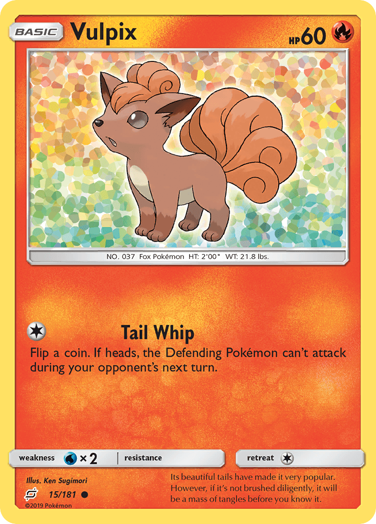 Vulpix Pokémon card
