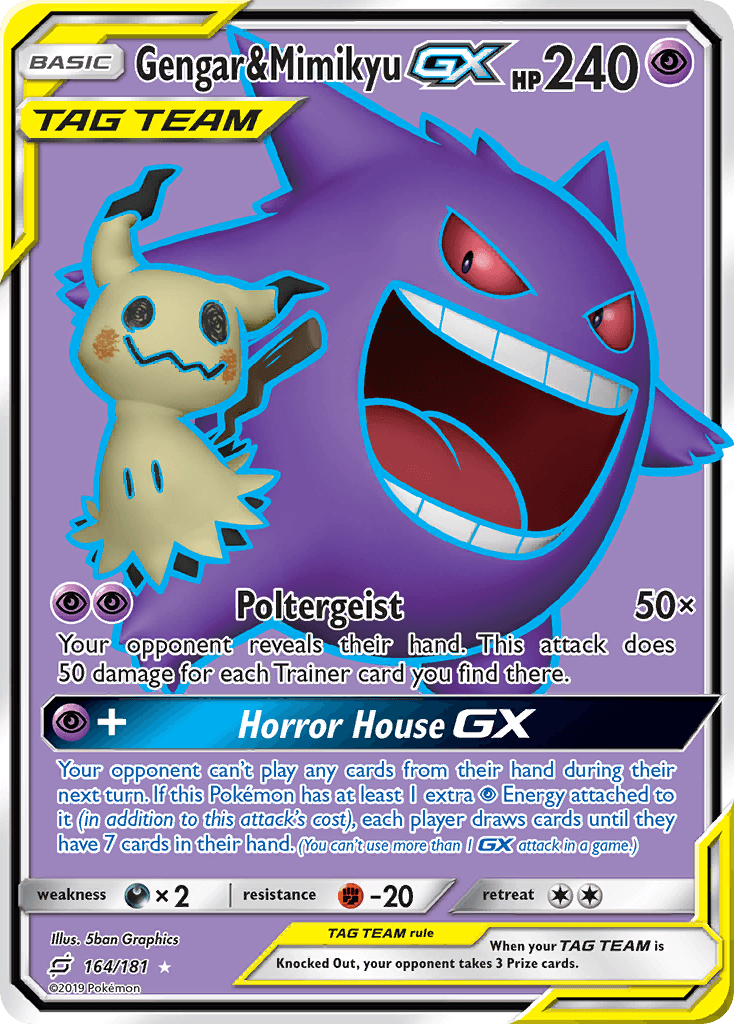Gengar & Mimikyu-GX — Gen 7