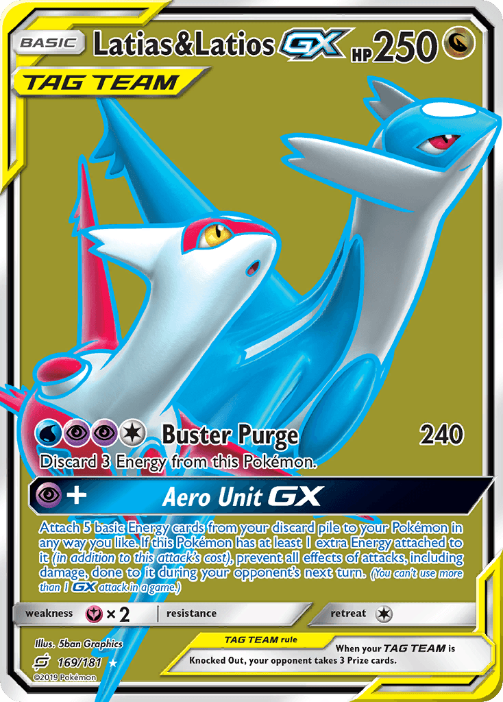 Latias & Latios-GX Pokémon card