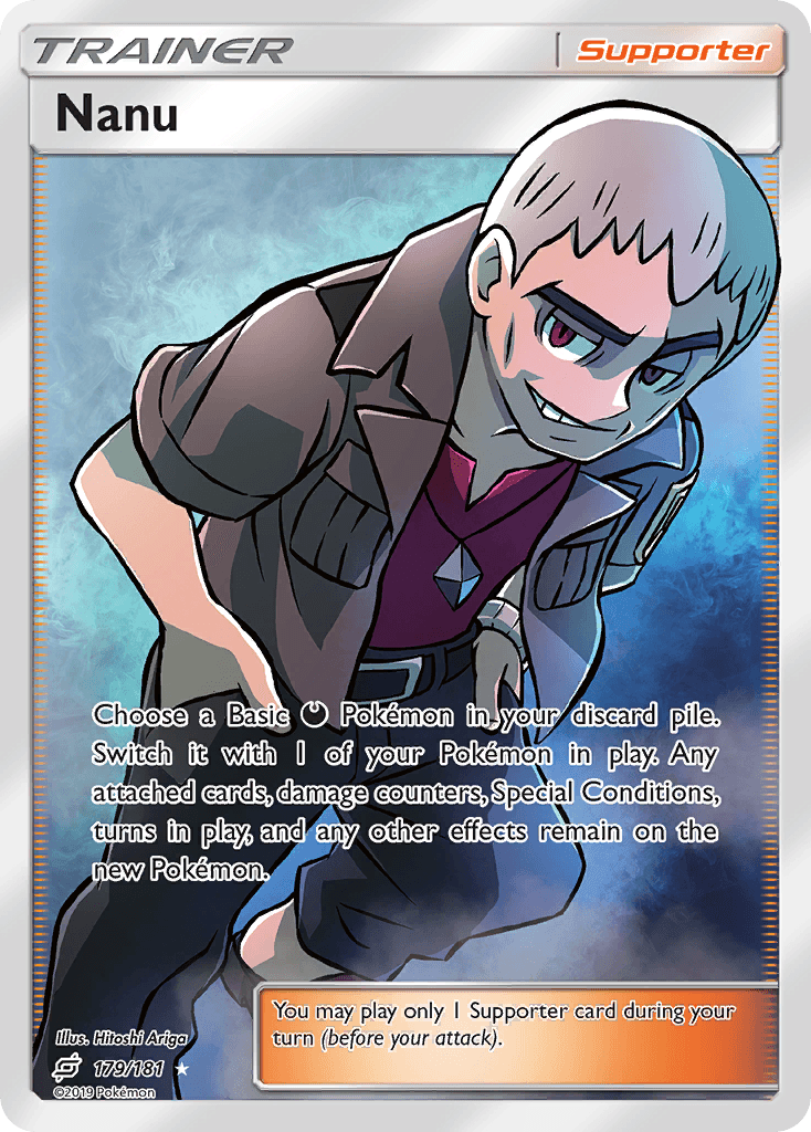 Nanu Pokémon card