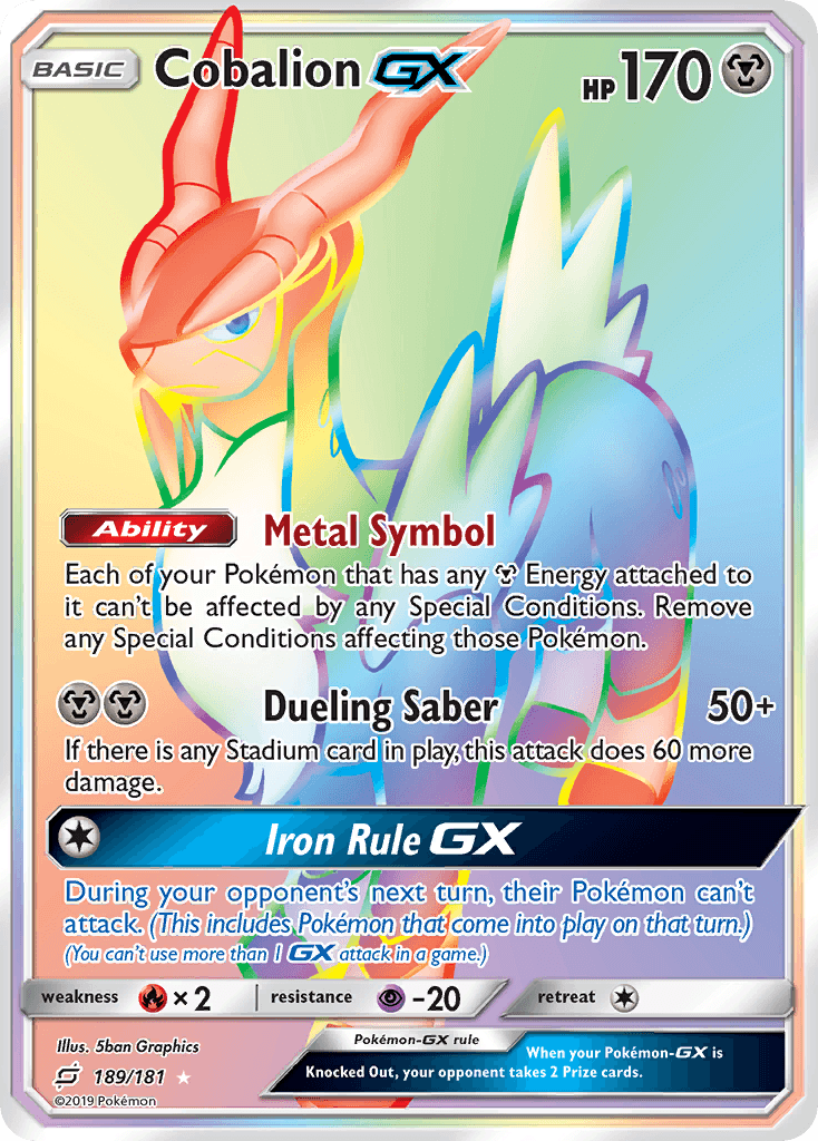 Cobalion-GX Pokémon card