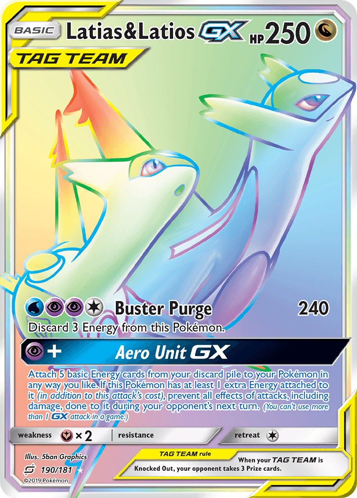 Latias & Latios-GX — Rare Rainbow