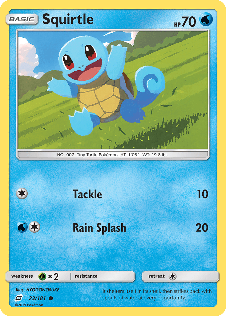 Squirtle Pokémon card