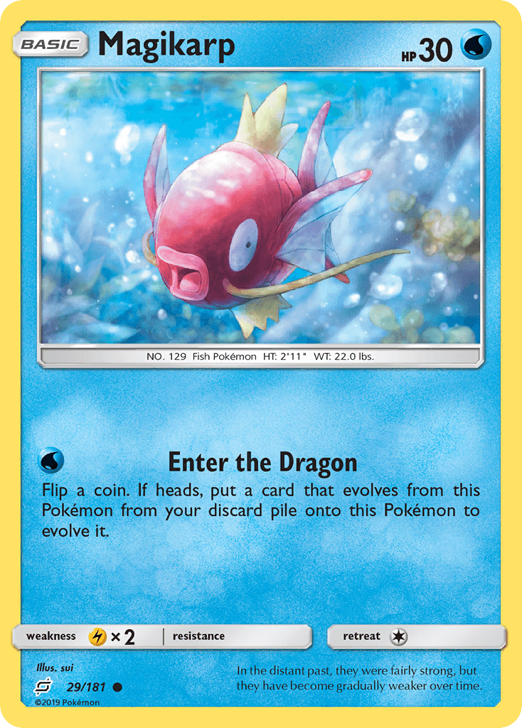 Magikarp Pokémon card